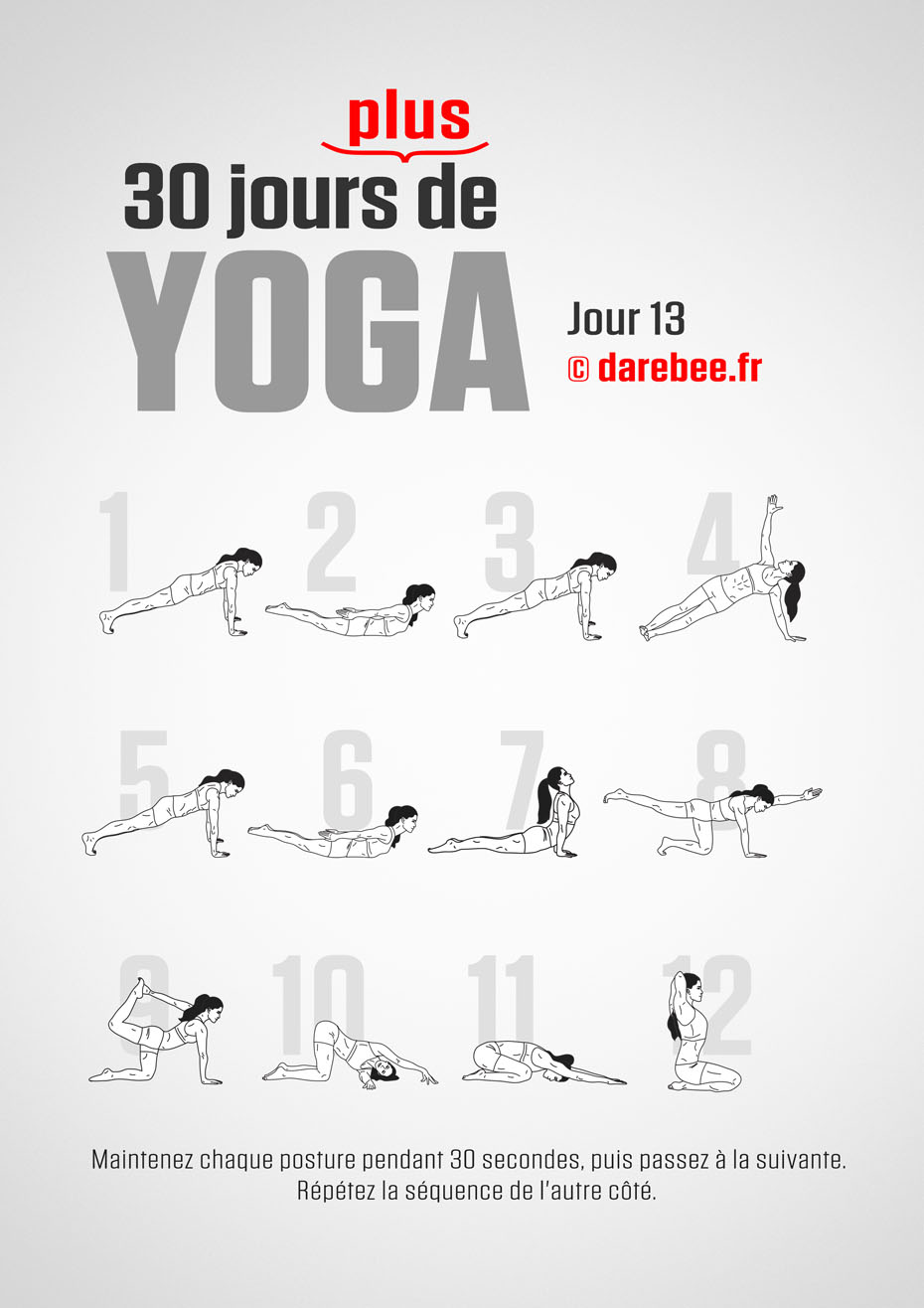 30 Days More of Yoga - Program by DAREBEE