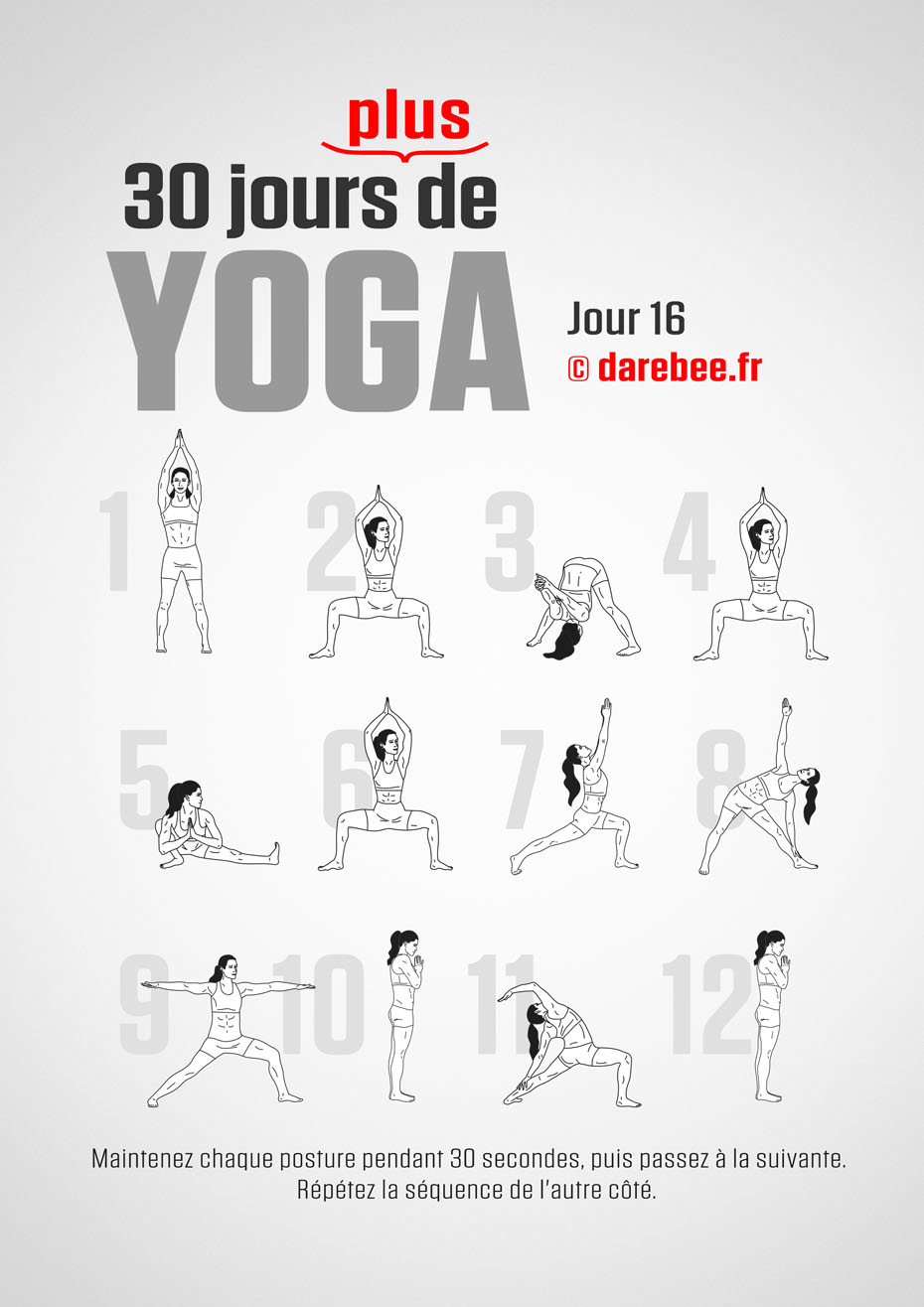 30 Days More of Yoga - Program by DAREBEE