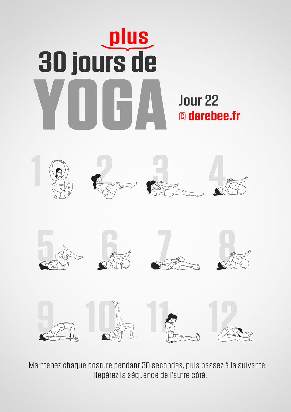 30 Days More of Yoga - Program by DAREBEE