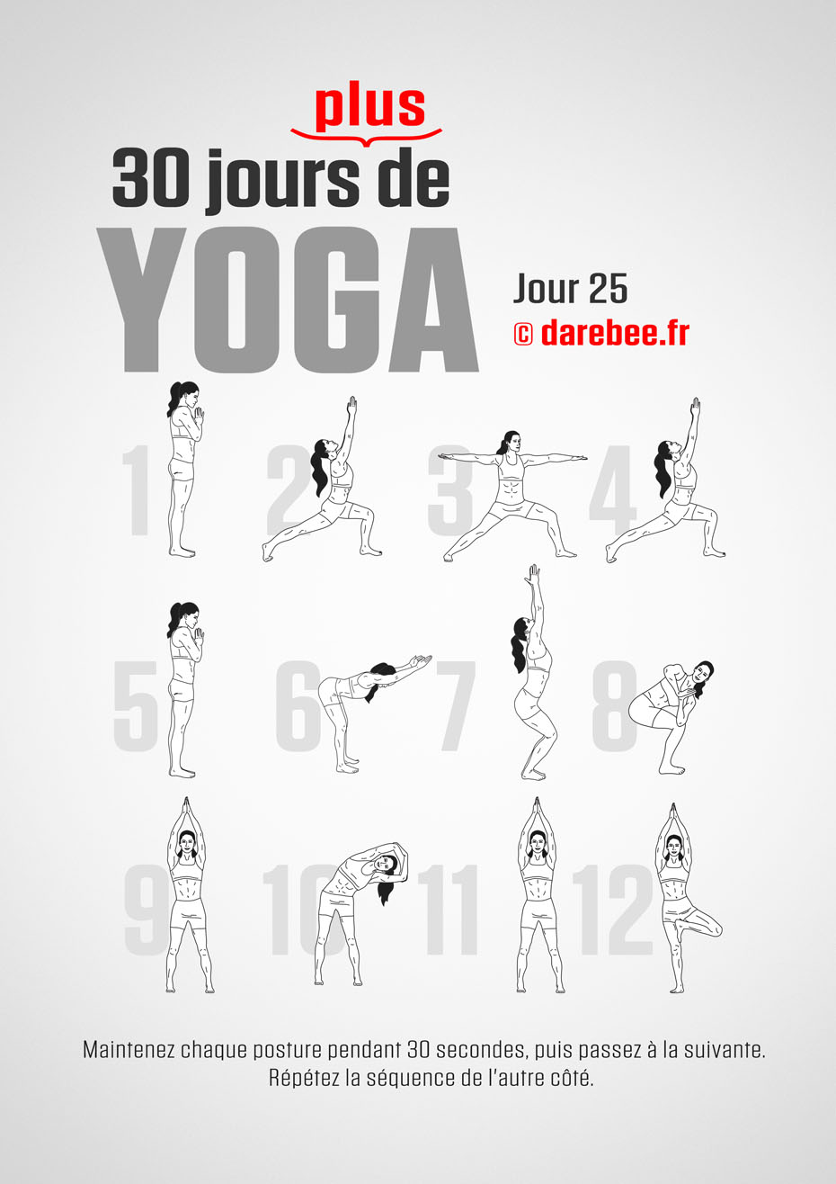 30 Days More of Yoga - Program by DAREBEE