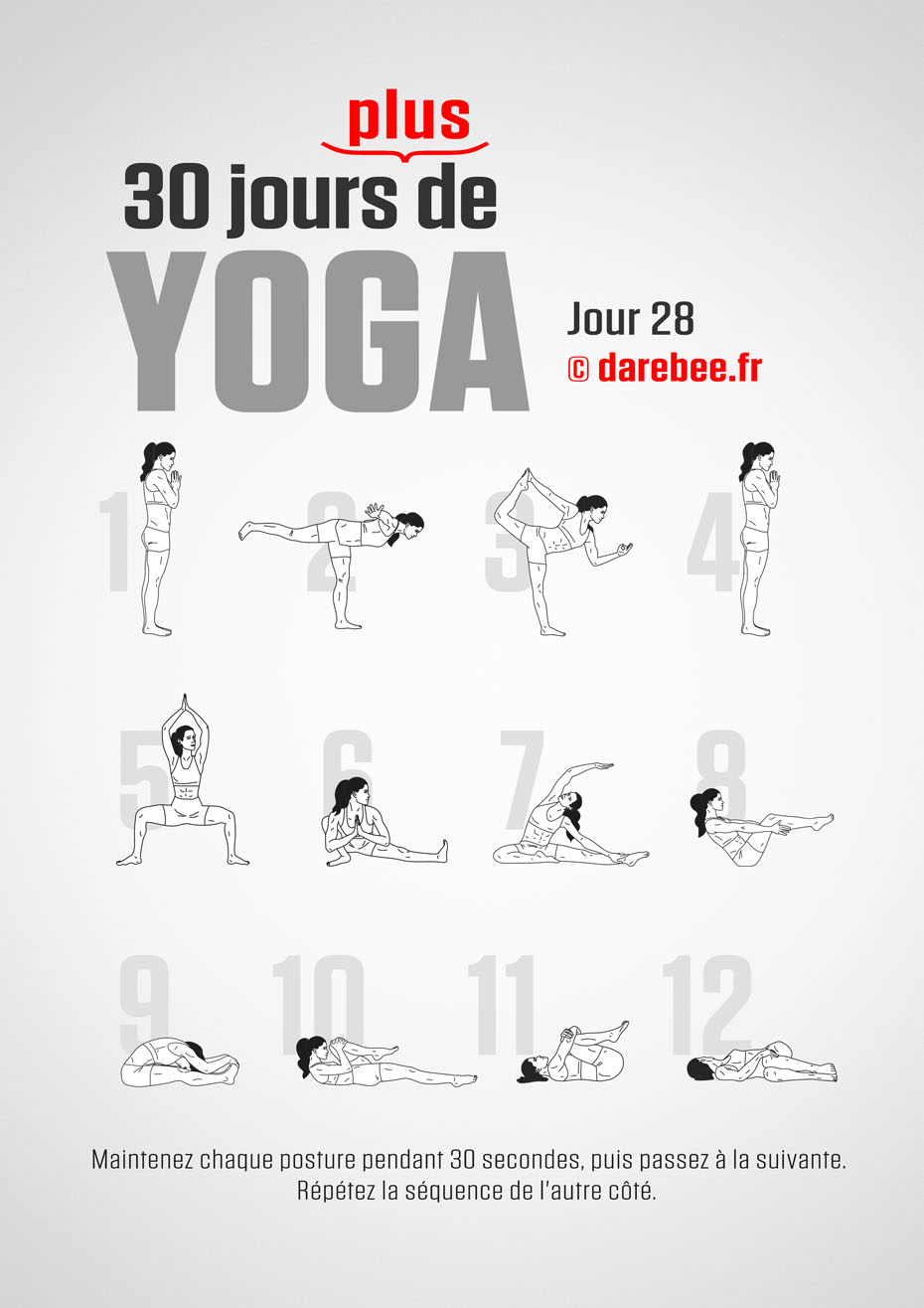 30 Days More of Yoga - Program by DAREBEE