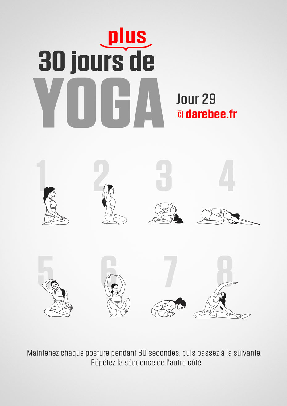 30 Days More of Yoga - Program by DAREBEE