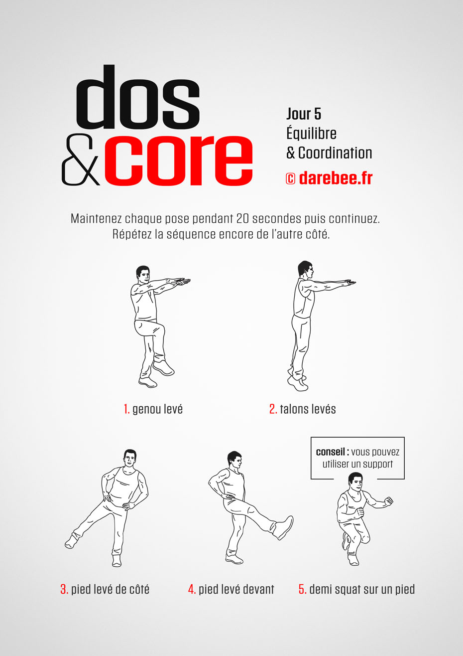 Back and Core - 30 Day Program by DAREBEE