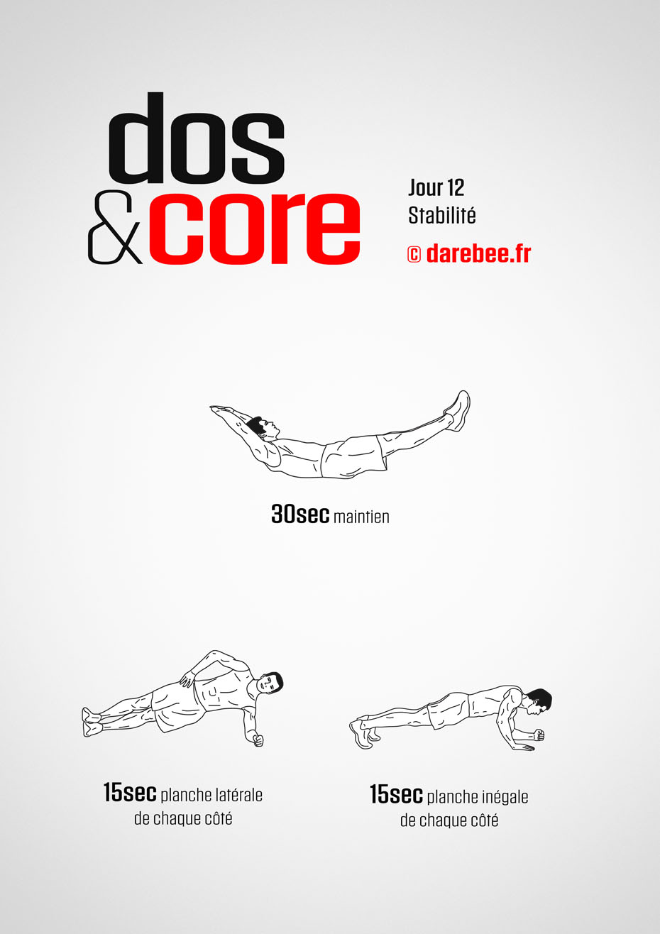 Back and Core - 30 Day Program by DAREBEE