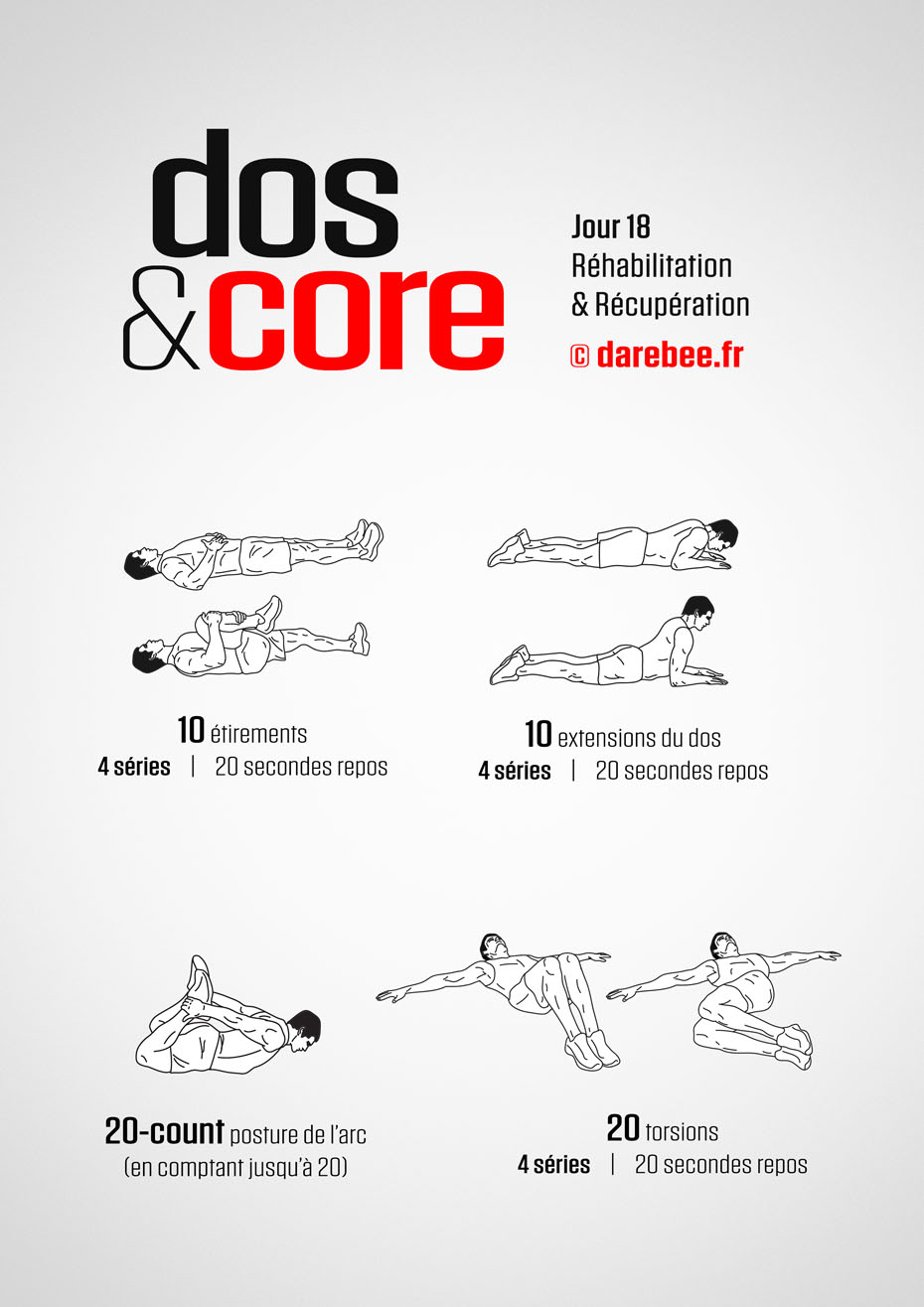 Back and Core - 30 Day Program by DAREBEE