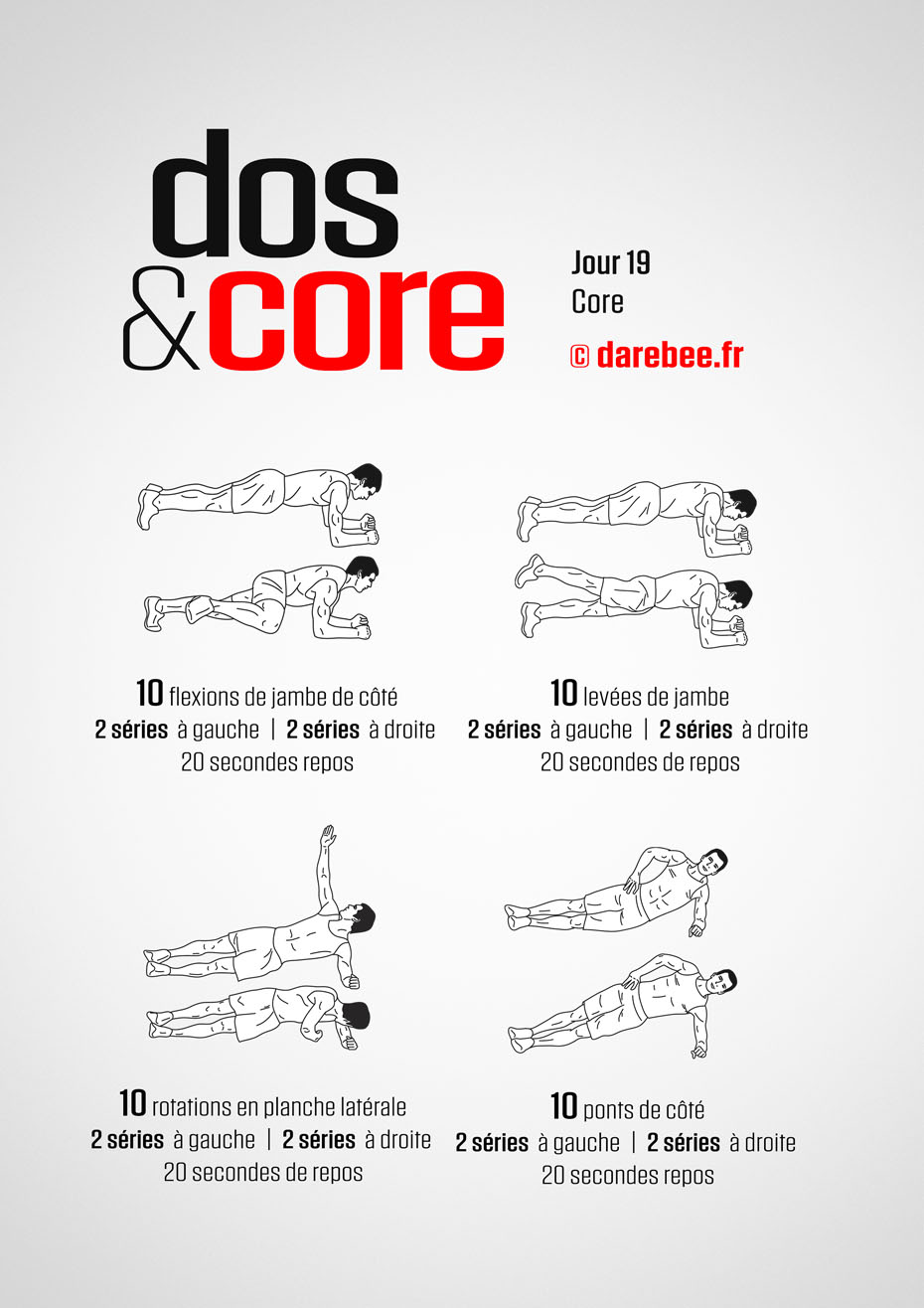 Back and Core - 30 Day Program by DAREBEE