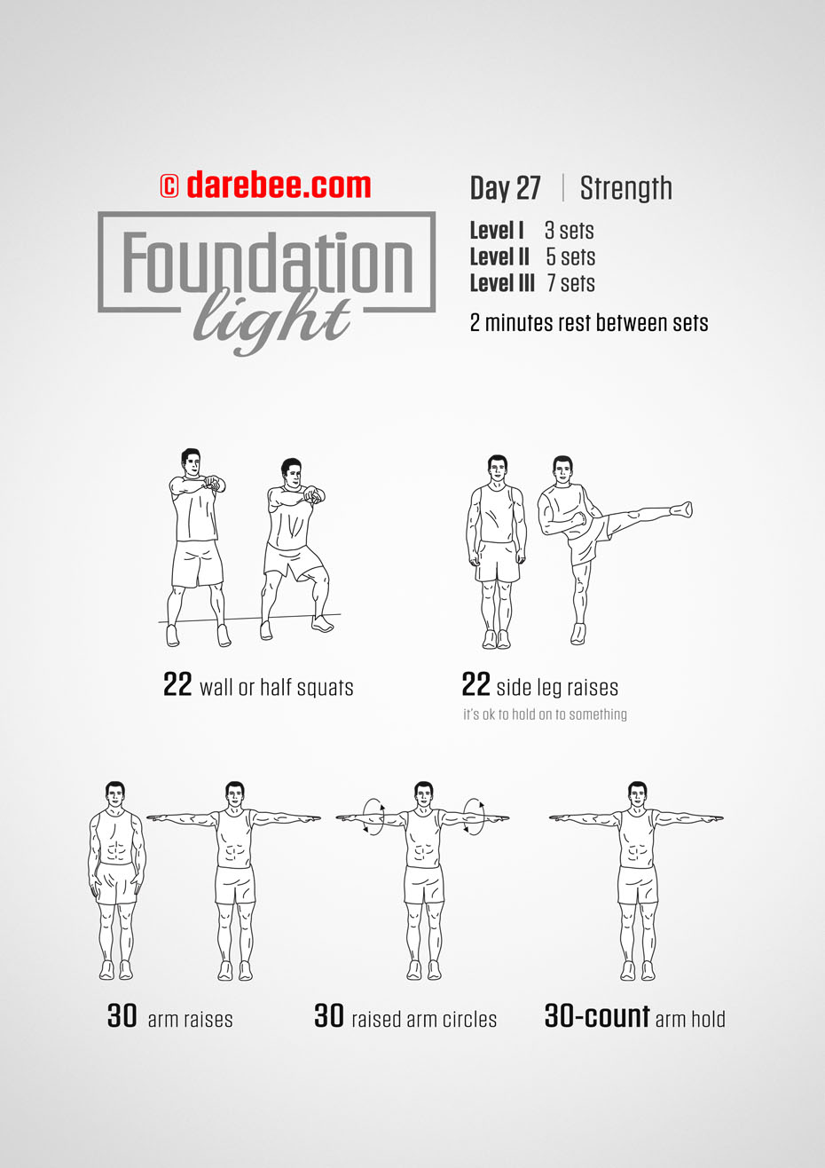 Foundation - 30 Day Low Impact Bodyweight Program