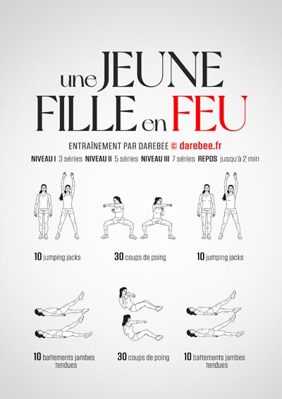 Girl on Fire free workout by Darebee