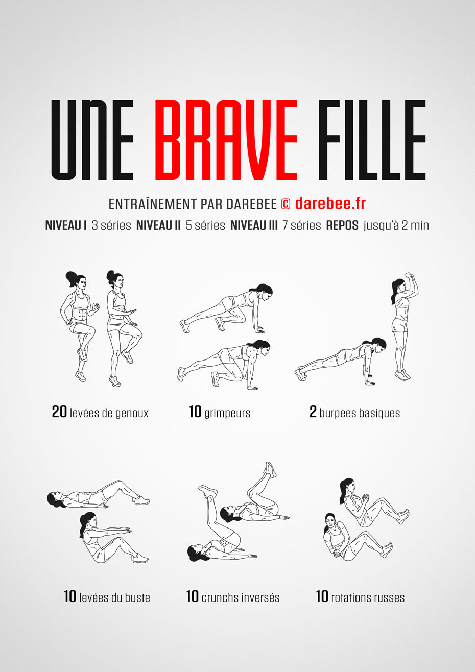 One Brave Girl PDF Darebee workout