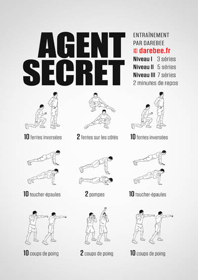 Secret Agent Workout