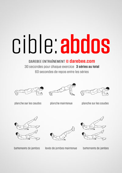 Free abs workout by Darebee